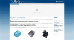 Desktop Screenshot of metau-engineering.it